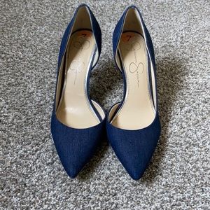 Jessica Simpson Denim Heels